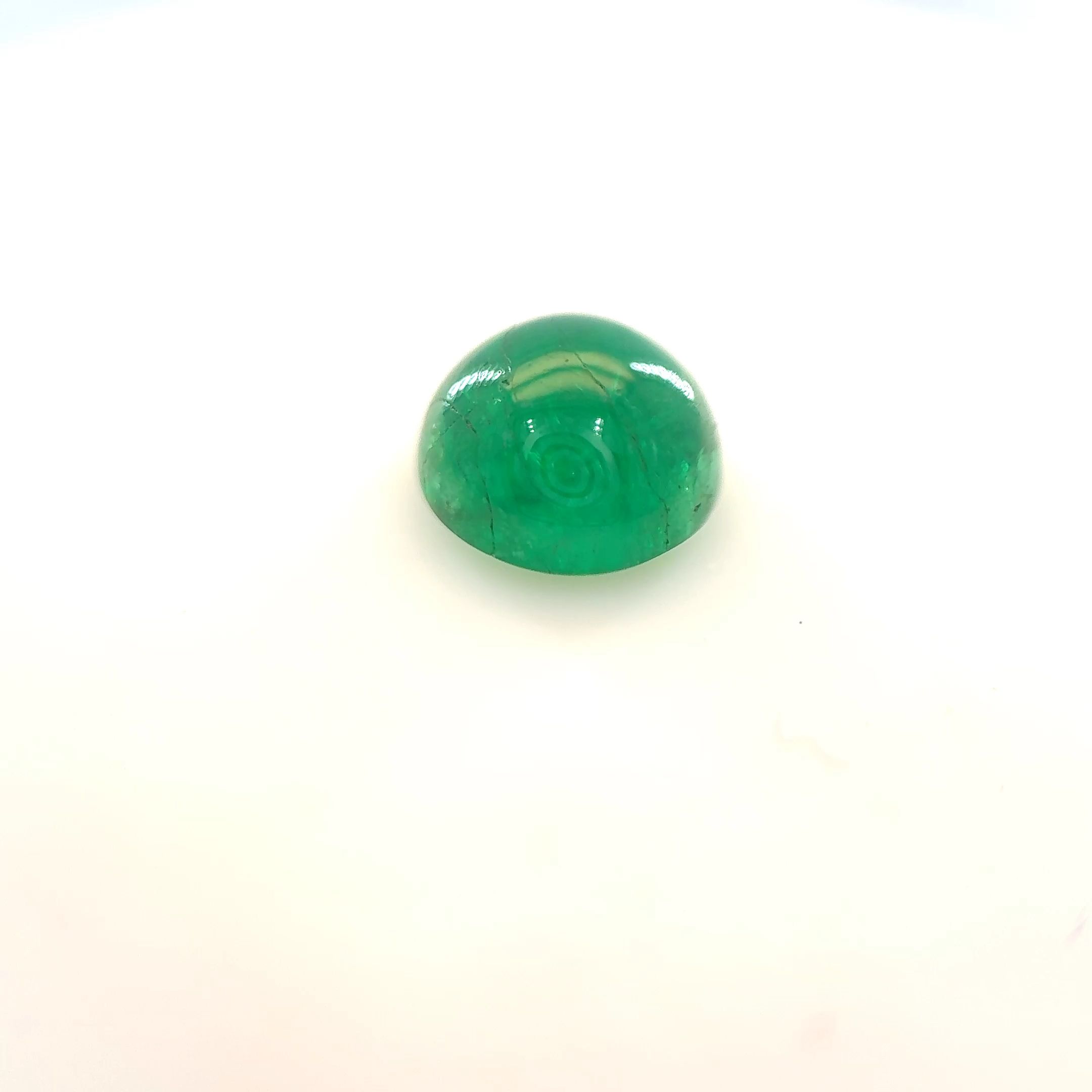 Szmaragd 1,15 ct, zielony, kaboszon