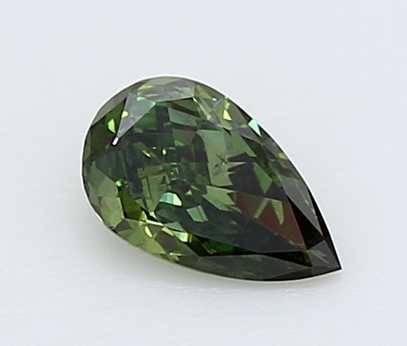 0.29 CT Fancy Deep Green PEAR
