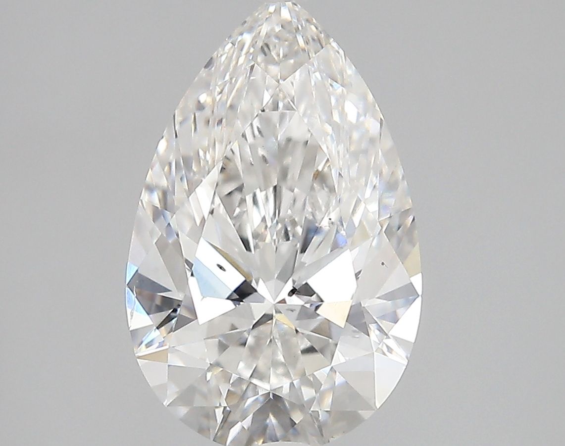 Diamant Poire 3.56 ct - Couleur F - Pureté SI1