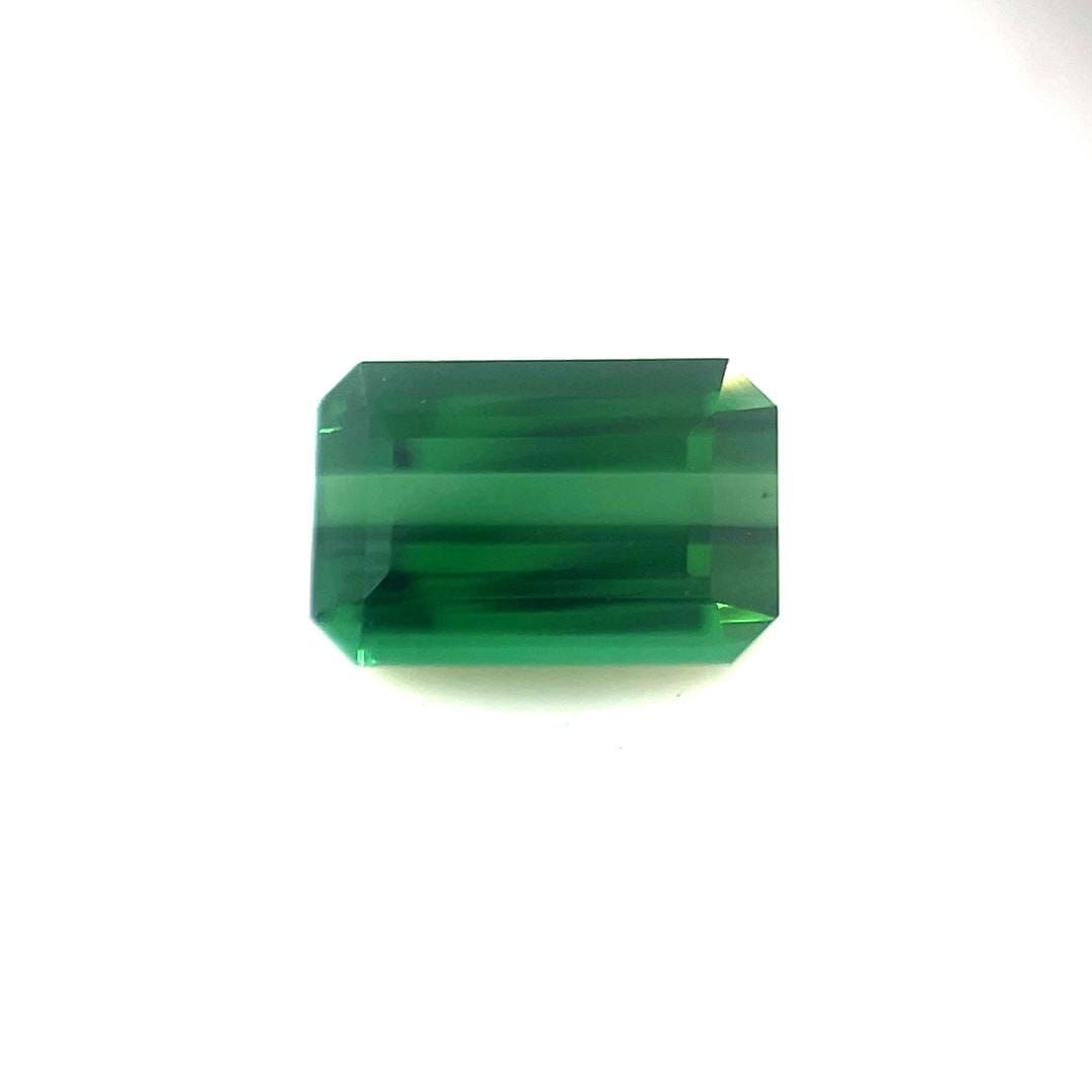 Turmalin 1,64 ct, zielony, szlif szmaragdowy