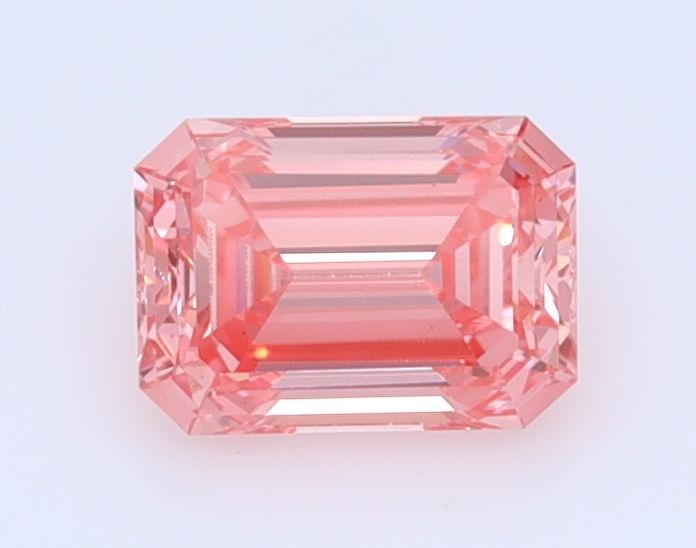 0.53 CT Fancy Vivid Pink EMERALD