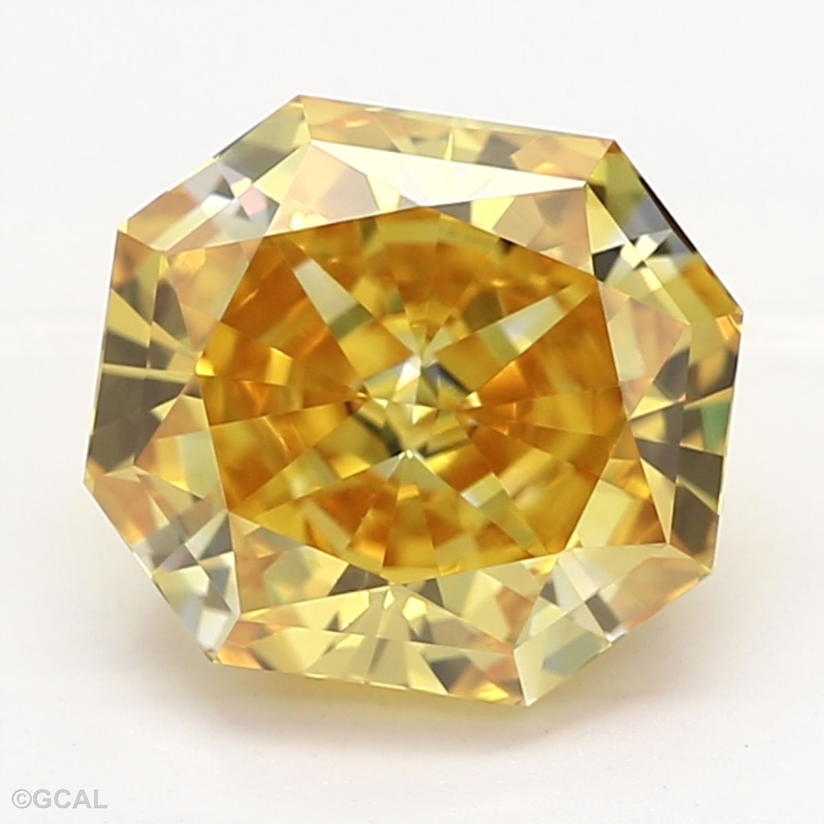 1.17 CT Fancy Vivid Yellow OCTAGONAL