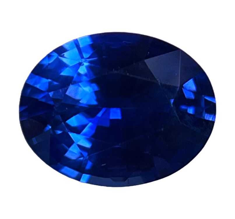 SAPPHIRE FACETED 1.8ct BLUE Blue EC SRILANKA HEATED