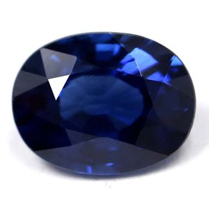 Szafir 1,16 ct, niebieski, szlif owalny