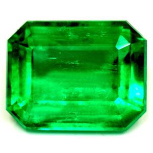 Szmaragd 3,86 ct, zielony, szlif szmaragdowy
