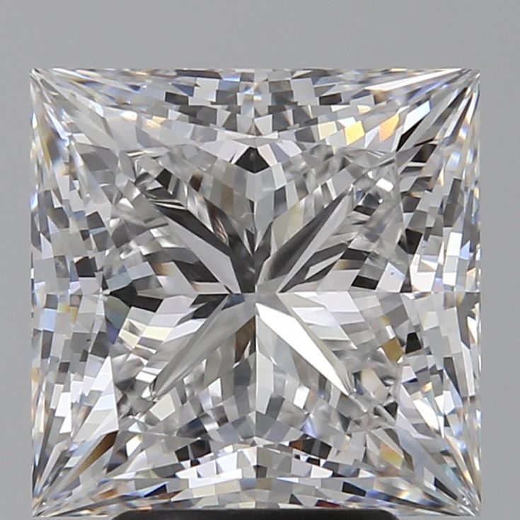 4.58-Carat Princess Shape Diamond