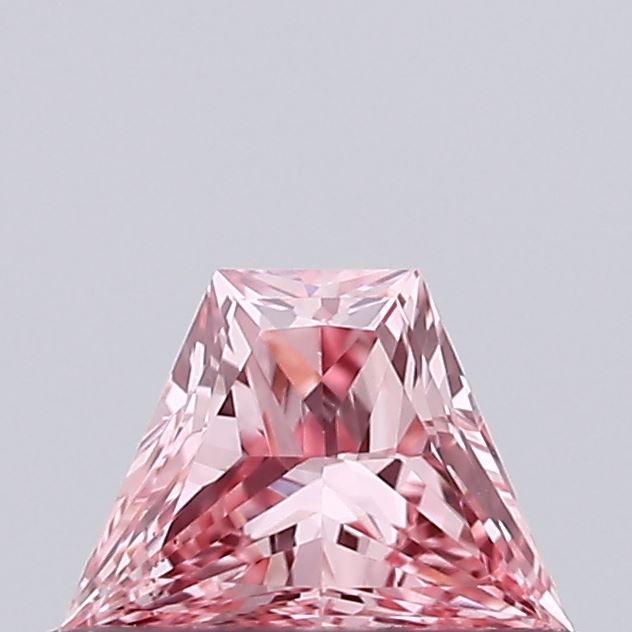 0.26 CT Fancy Intense Pink TRAPEZOID