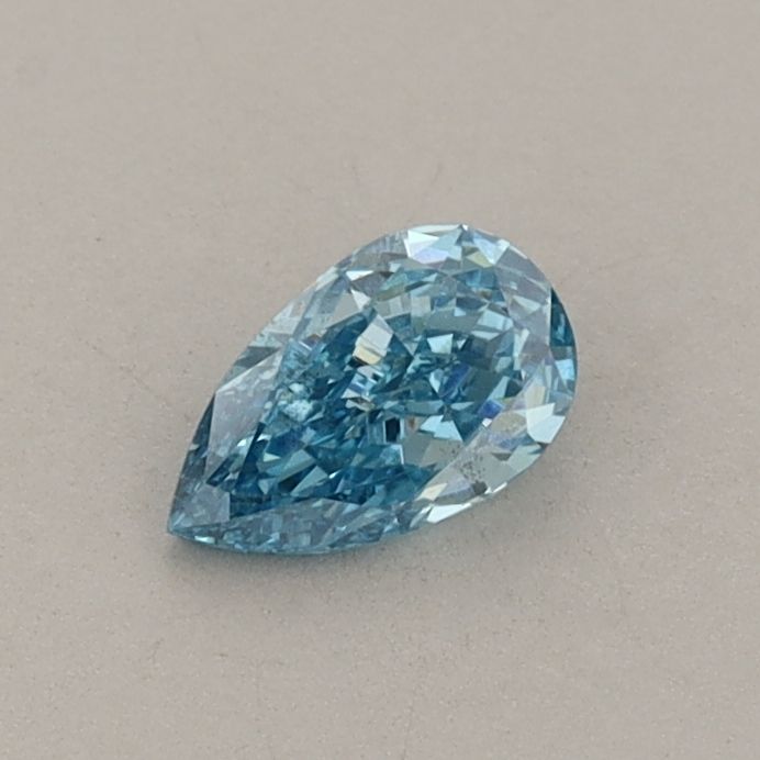 0.32 CT Fancy Vivid Blue PEAR