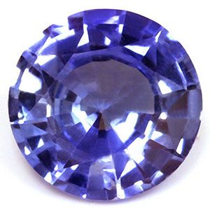 Szafir 1,13 ct, niebieski, szlif okrągły