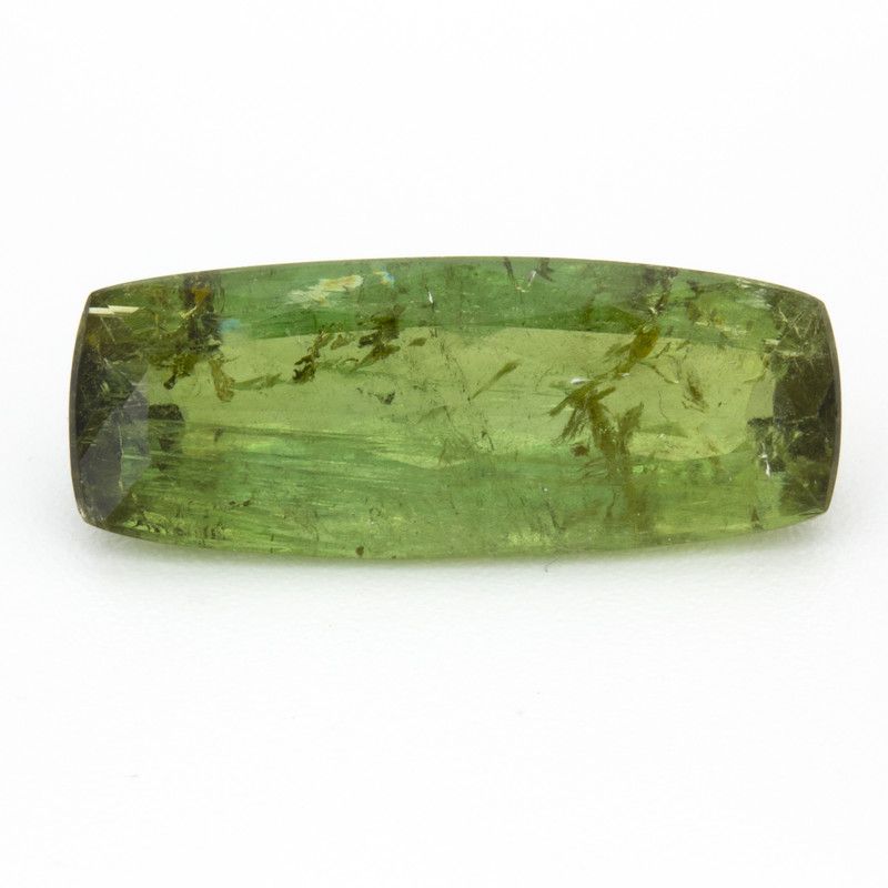 Turmalin 7,40 ct, zielony, szlif bagietka