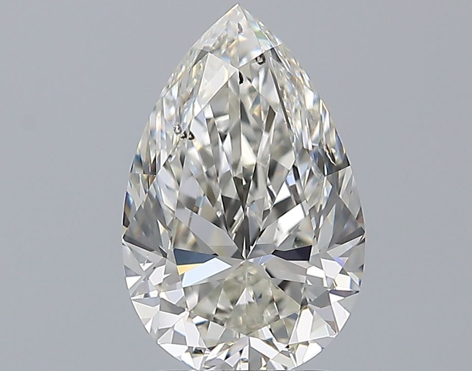 Diamant Poire 2.50 ct - Couleur I - Pureté SI2