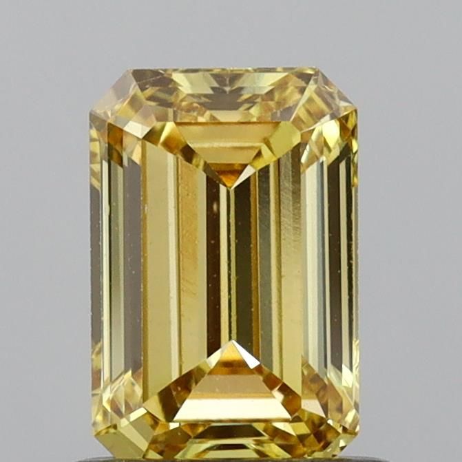 1.01 CT Fancy Vivid Yellow EMERALD