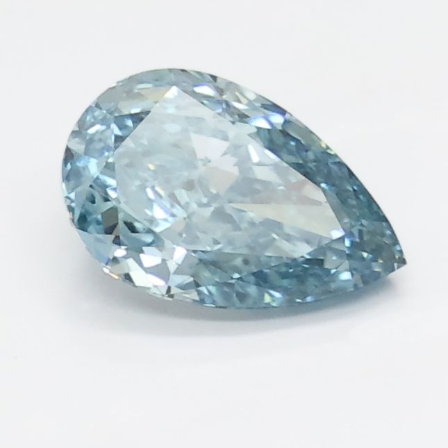1.01 CT Fancy Vivid Blue PEAR