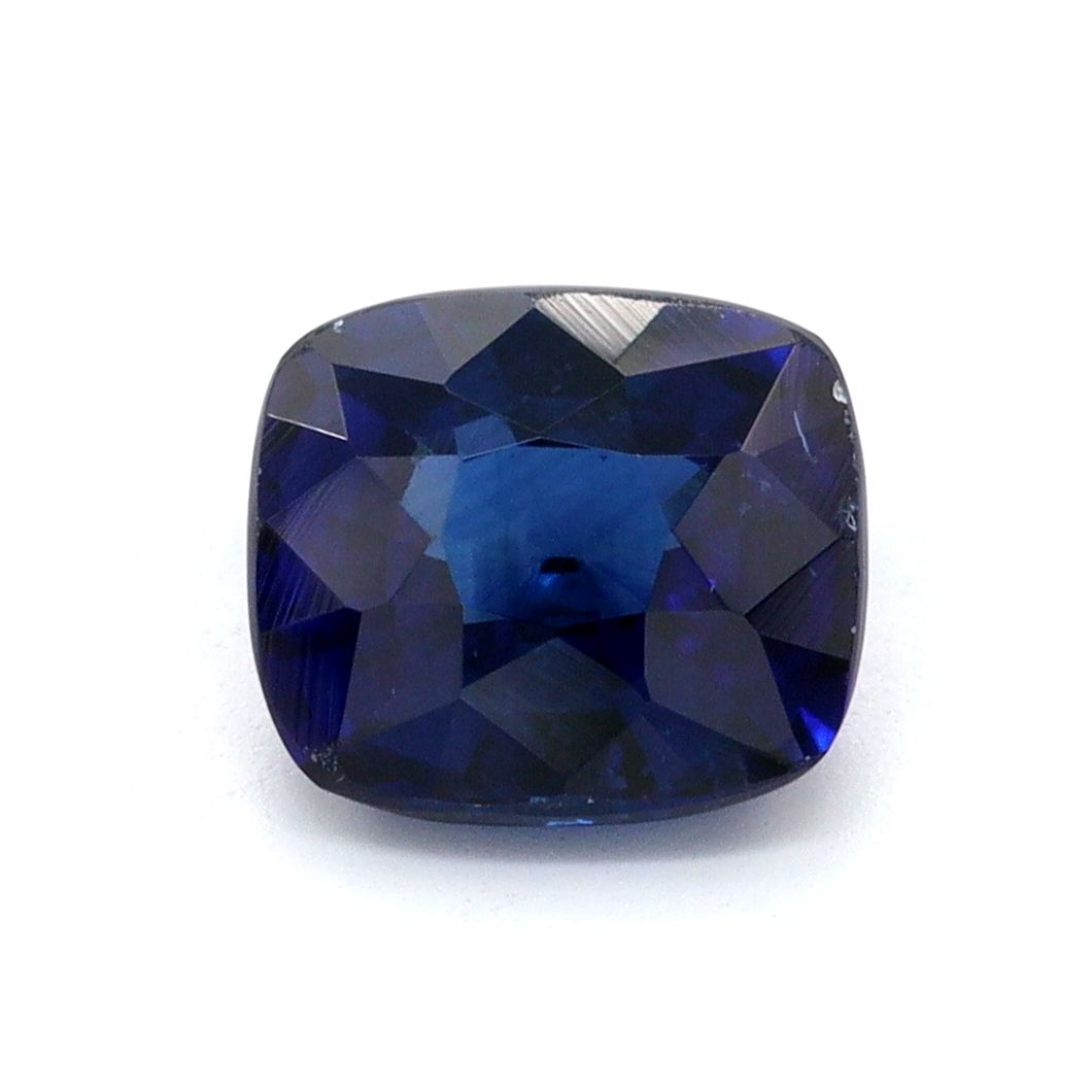 Szafir 1,04 ct, niebieski, szlif cushion