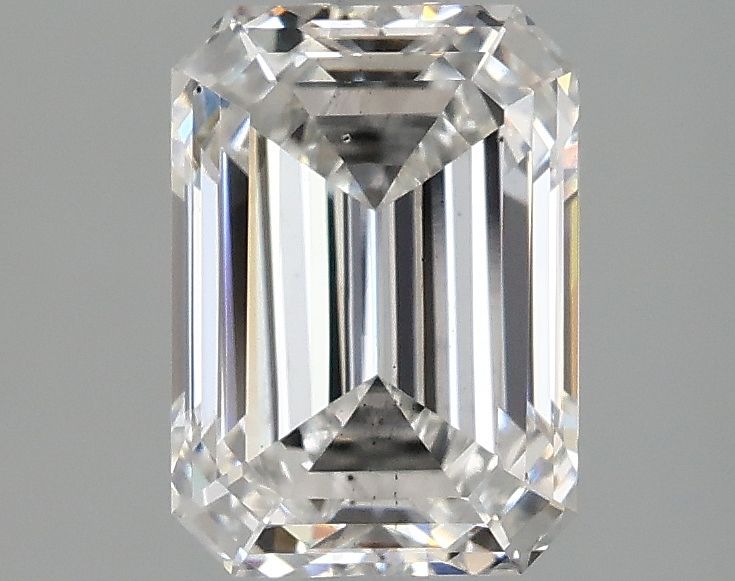 Diamant Émeraude 2.07 ct - Couleur F - Pureté SI1