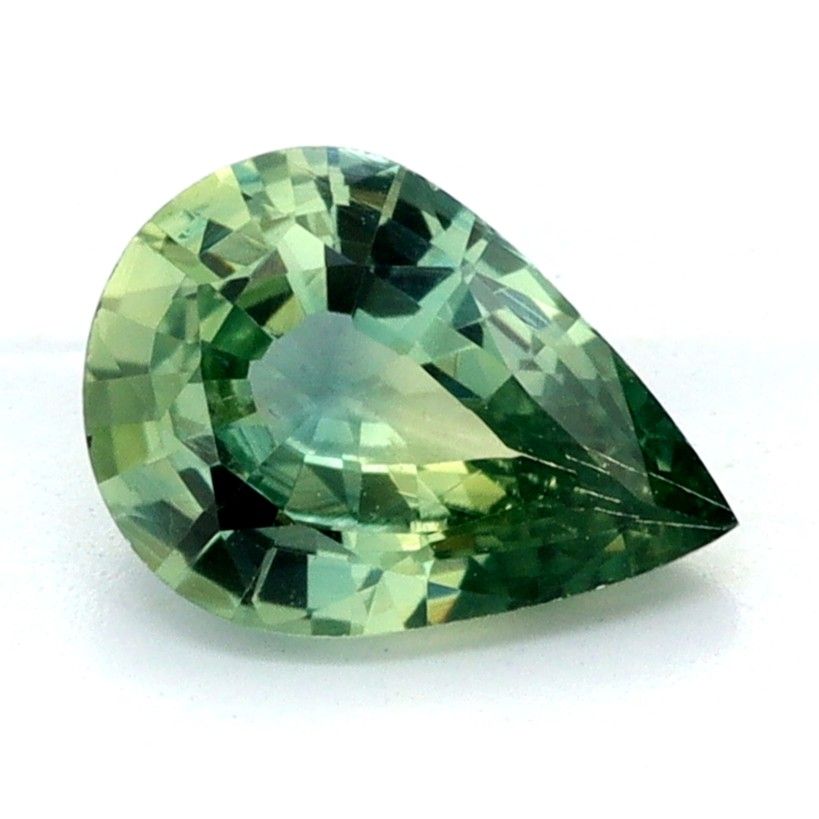 SAPPHIRE FACETED 0.65ct GREEN EC SRILANKA NONE