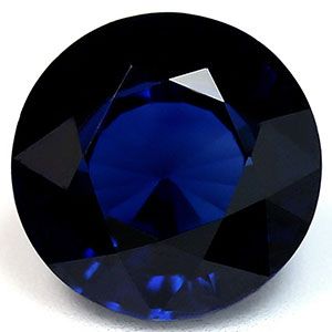 SAPPHIRE FACETED 1.89ct BLUE Intense Blue EC MADAGASCAR HEATED
