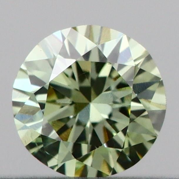 0.16 CT Fancy Vivid Green ROUND