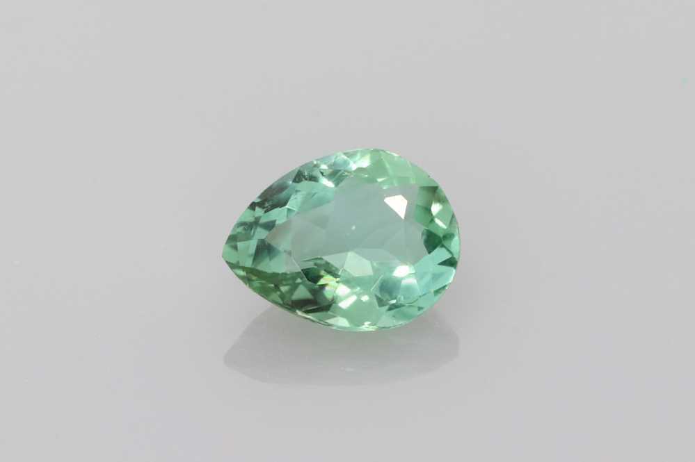 TOURMALINE FACETED 1.06ct GREEN Vivid GREEN SI AFGHANISTAN NONE