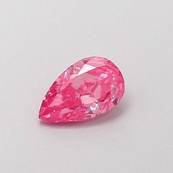 0.19 CT Fancy Vivid Pink PEAR