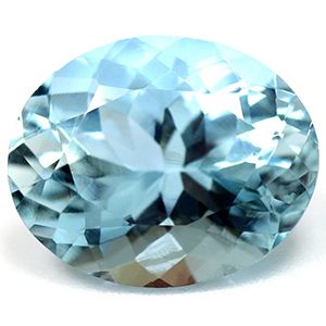 Akwamaryn 3,40 ct, niebieski, szlif owalny