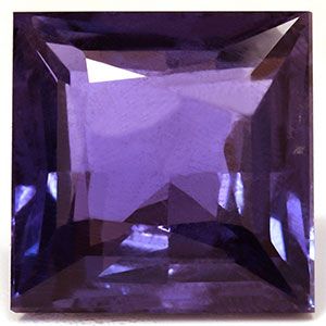Szafir 5,78 ct, purpurowy, szlif kwadratowy