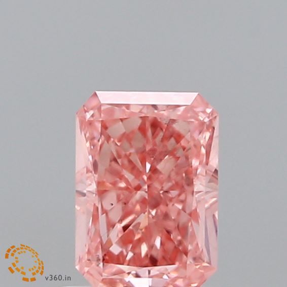 0.77 CT Fancy Vivid Pink RADIANT