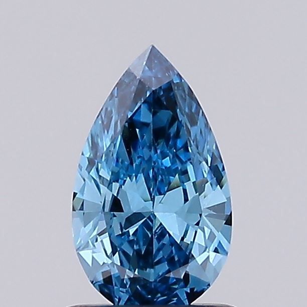 0.48 CT Fancy Vivid Blue PEAR