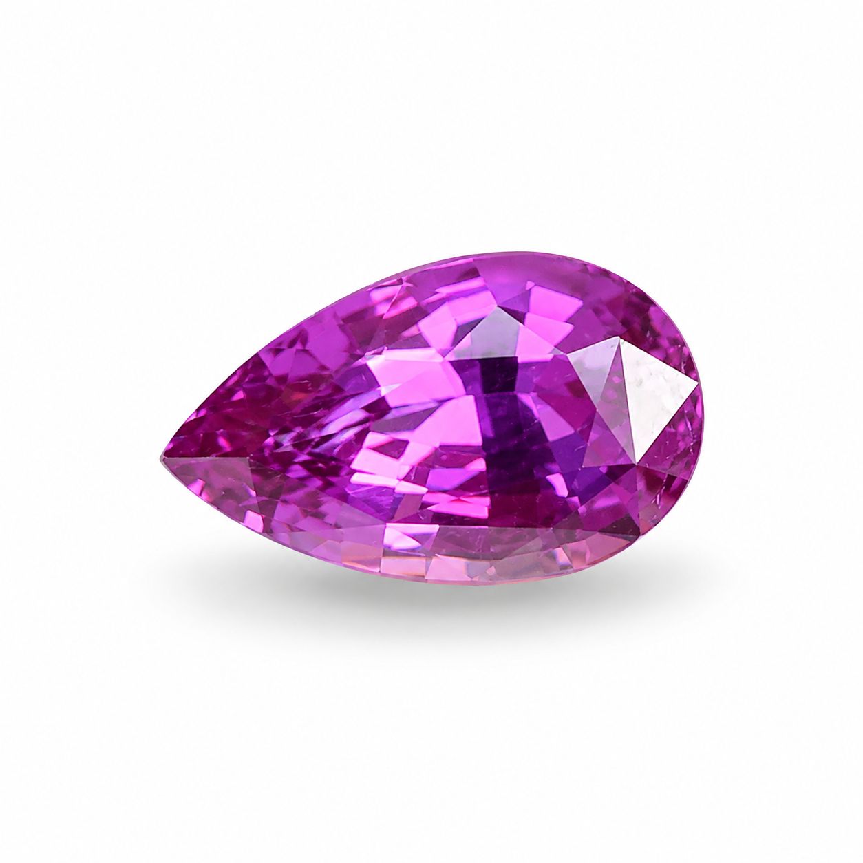 1.60 Carat Pink Pear Sapphire