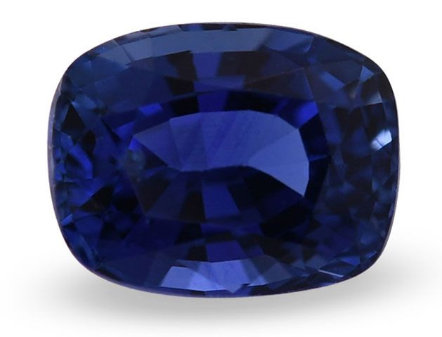 Szafir 1,46 ct, niebieski, szlif cushion