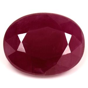 RUBY FACETED 4.34ct RED Purplish Red SI REST_OF_AFRICA NONE