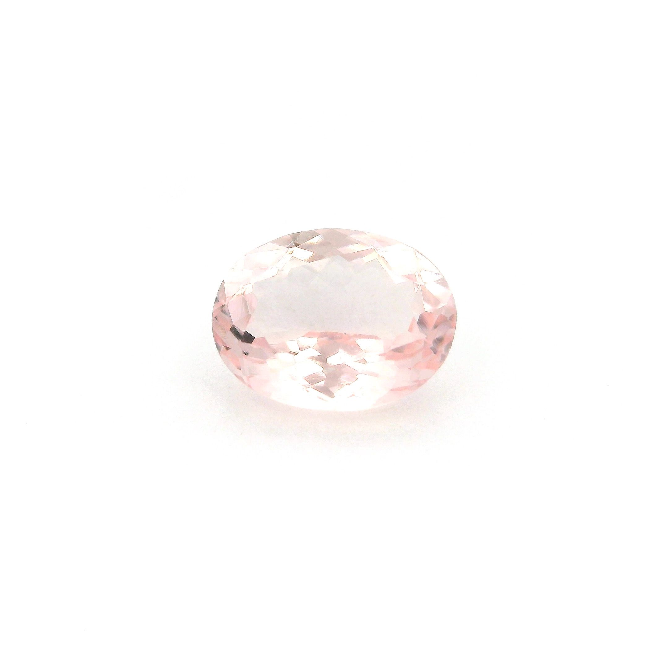 Morganit 1,83 ct, różowy, szlif owalny