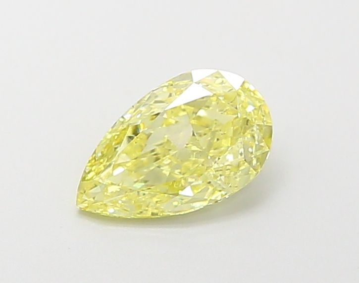 0.86 CT Fancy Intense Yellow PEAR