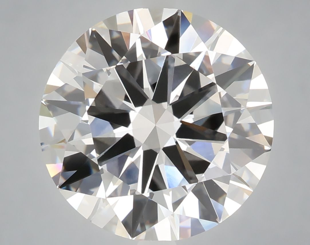 6.6 carat e VVS2 EX Cut IGI round diamond