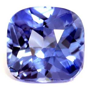 Szafir 1,28 ct, niebieski, szlif cushion
