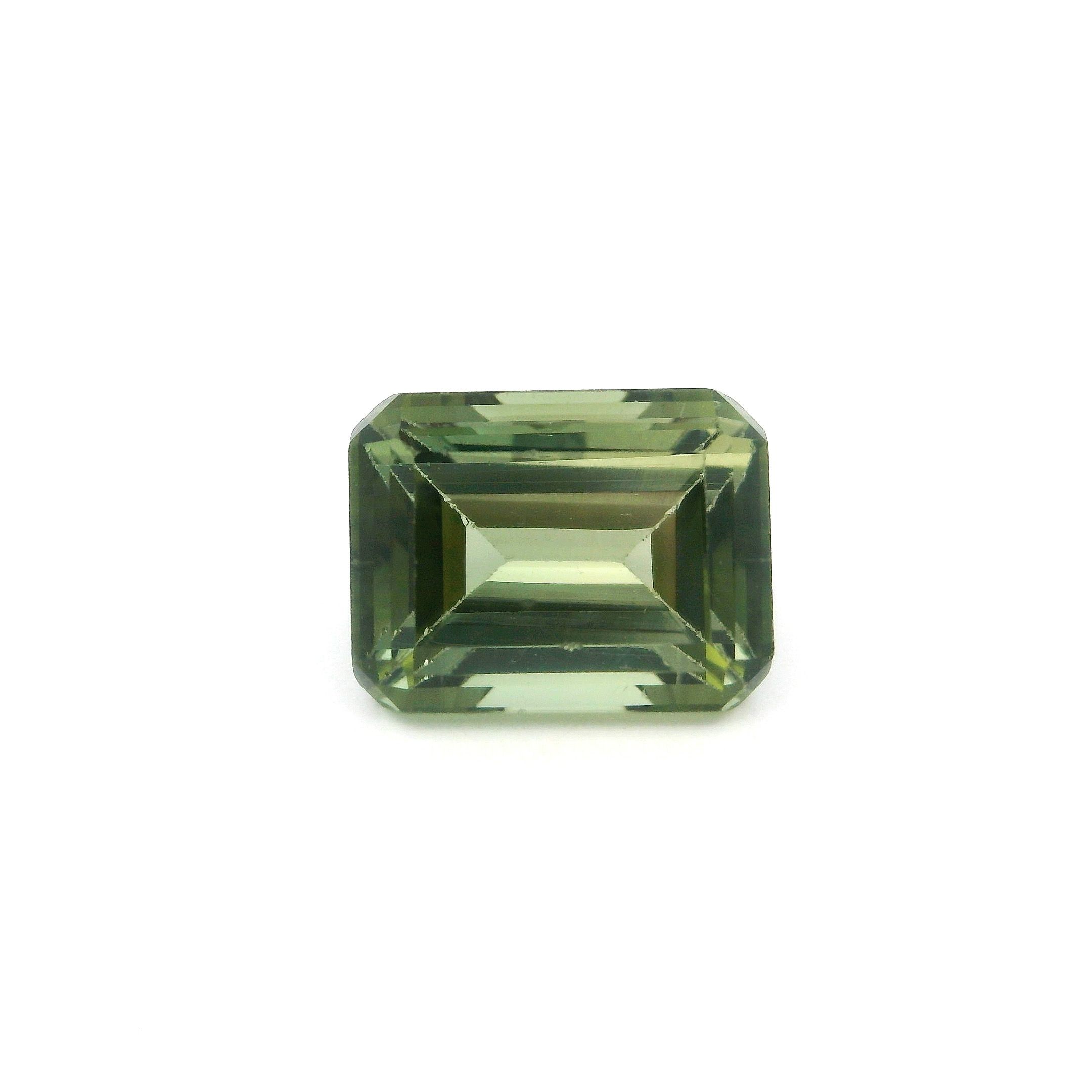 Turmalin 2,47 ct, zielony, szlif ośmiokątny