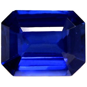 SAPPHIRE FACETED 1.29ct BLUE Intense Blue SI SRILANKA HEATED