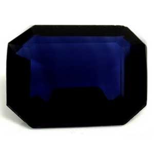 Szafir 1,13 ct, niebieski, szlif szmaragdowy