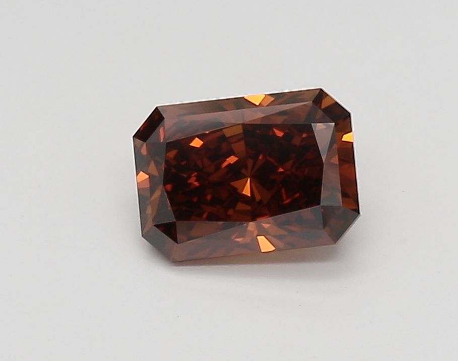 1.21 CT Fancy Vivid Brownish Orange RADIANT