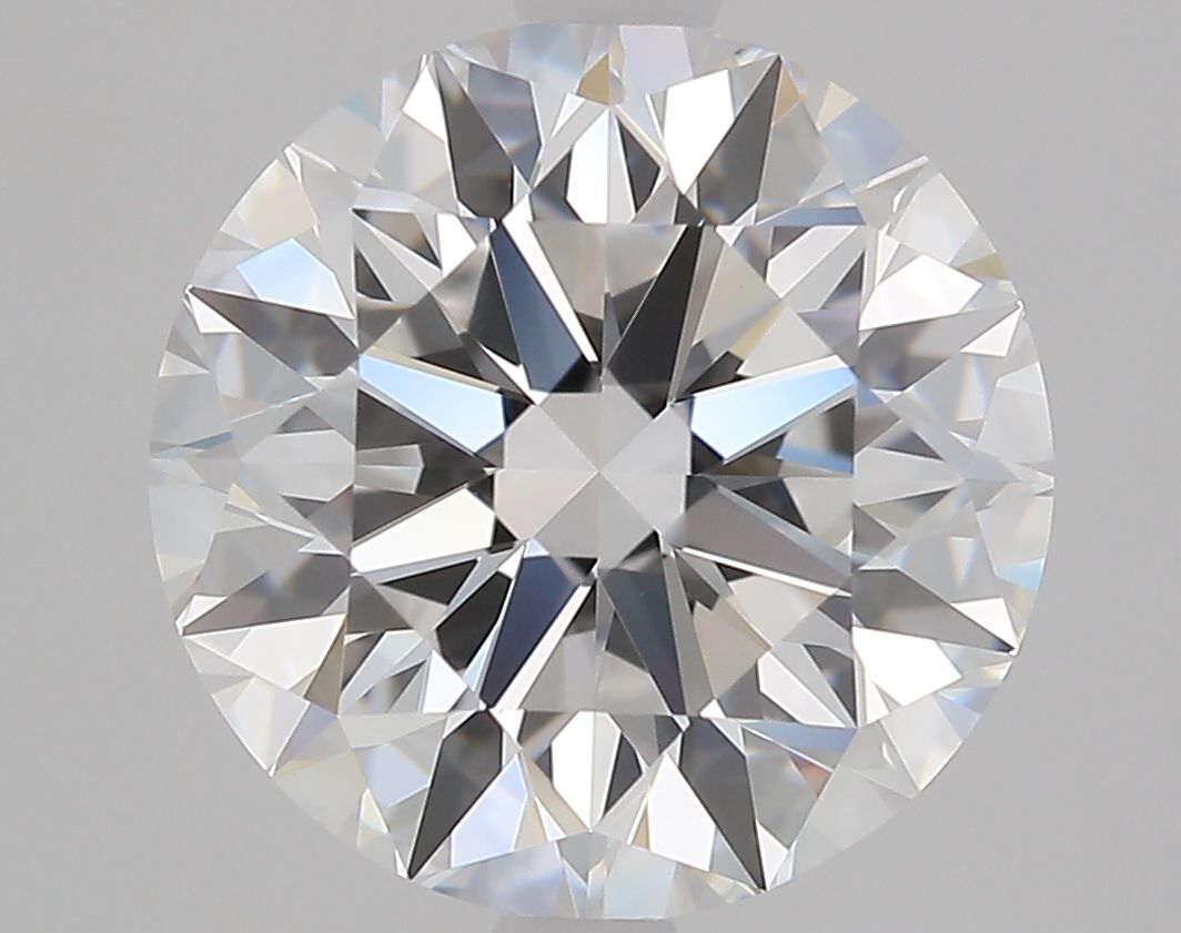ROUND 2.75 Ct  D VVS2 EX EX MED