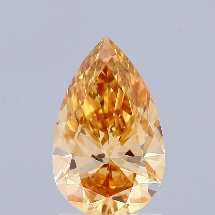 1.02 CT Fancy Intense Orange Yellow PEAR