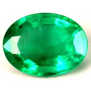 Szmaragd 1,90 ct, zielony, szlif owalny