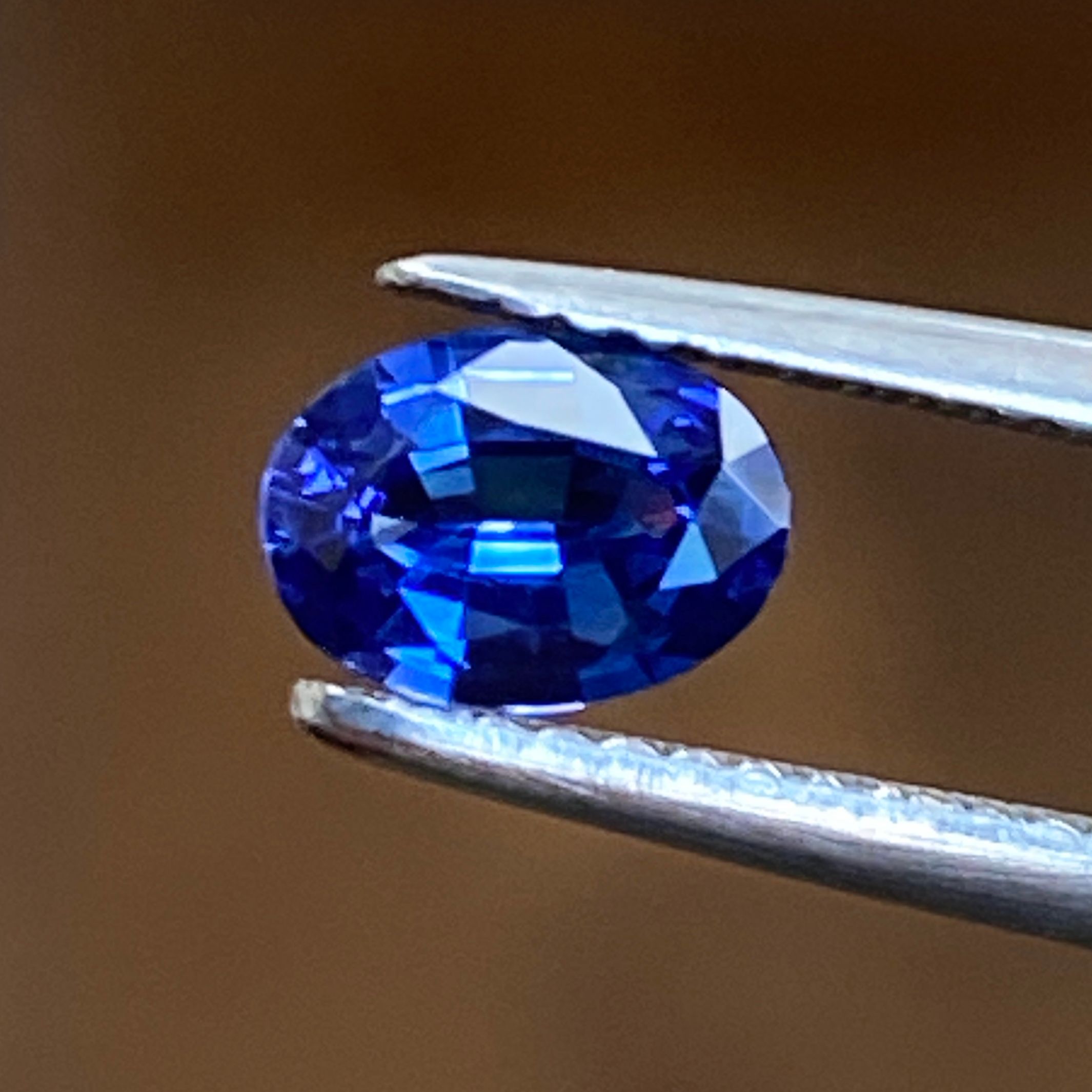 SAPPHIRE FACETED 0.76ct BLUE Blue EC SRILANKA HEATED