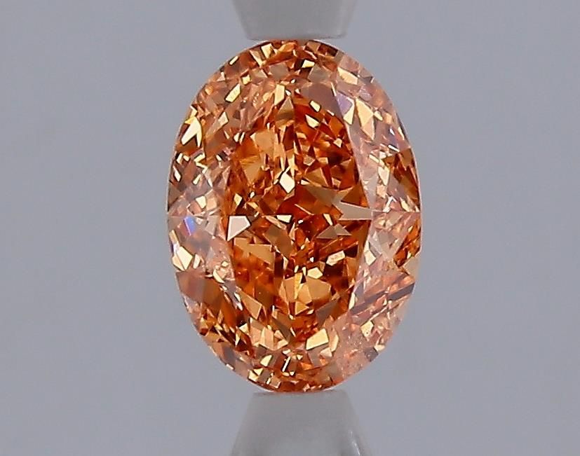 1.05 CT Fancy Intense Orange OVAL