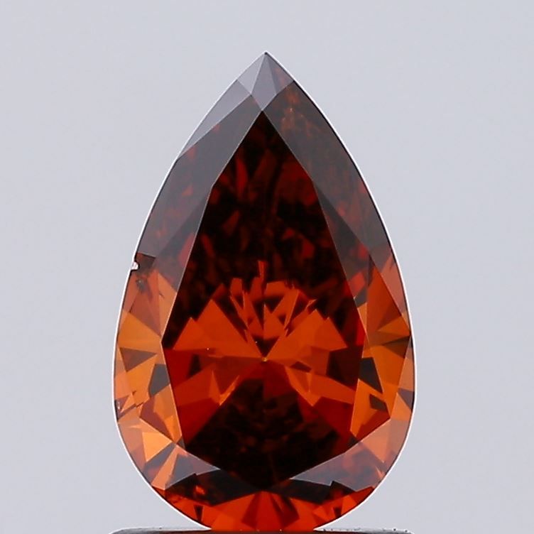 1.0 CT Fancy Vivid Red PEAR