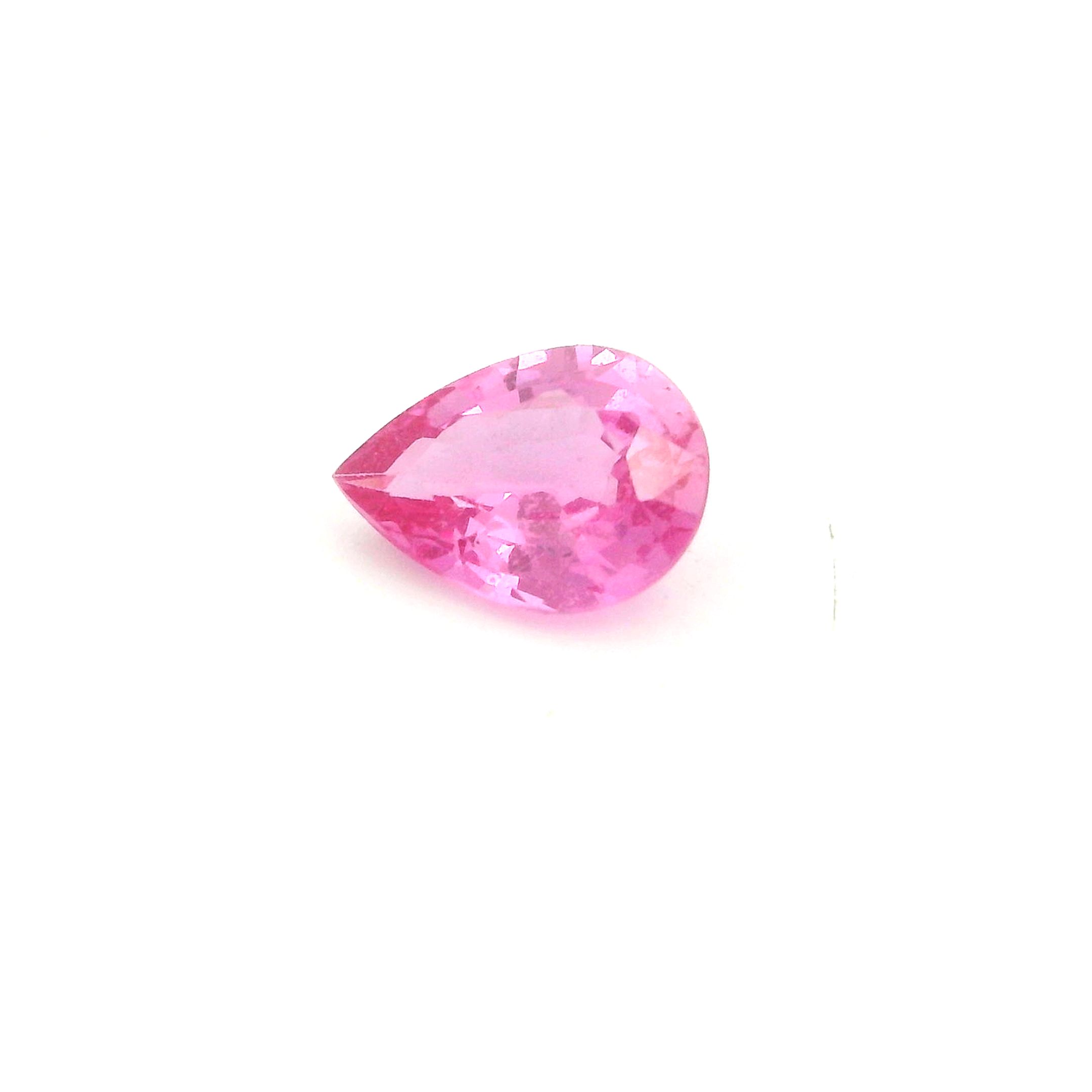 0.74 ct Pear sapphire