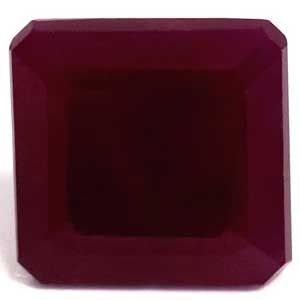 Rubin 3,27 ct, czerwony, szlif szmaragdowy