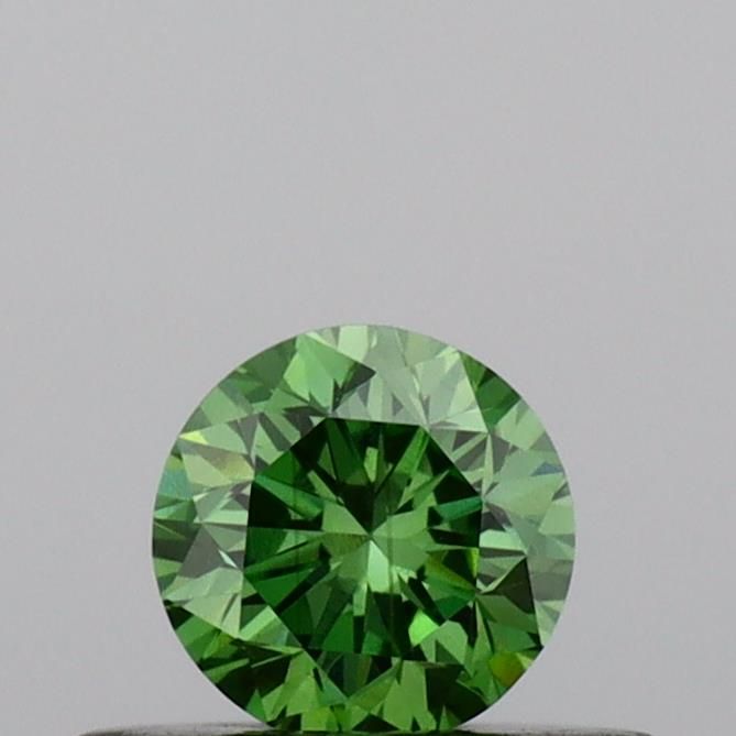 0.3 CT Fancy Vivid Green ROUND