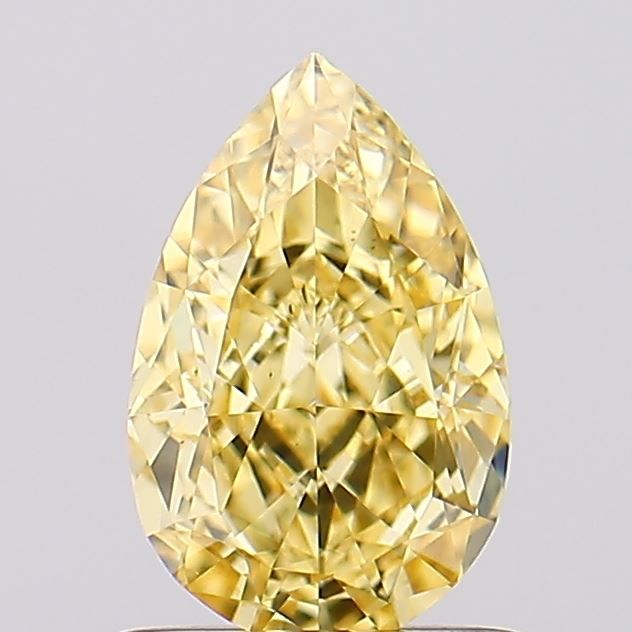 1.08 CT Fancy Vivid Yellow PEAR