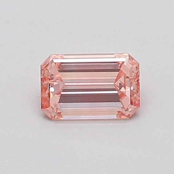 0.41 CT Fancy Orangey Pink EMERALD